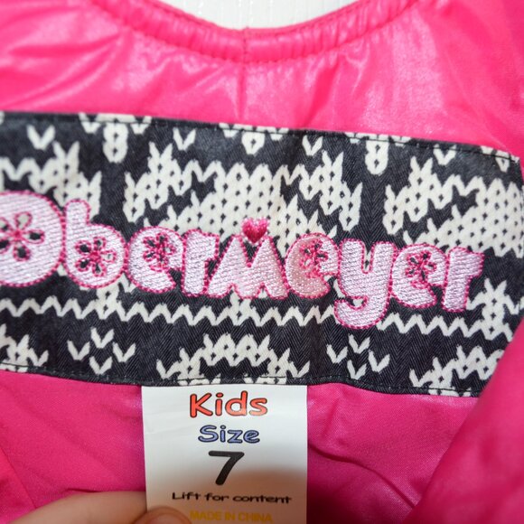 NWT Pink Kids Ski Bib - Picture 5 of 9